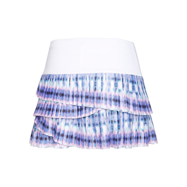 Illusion Pleated Scallop Skirt Women