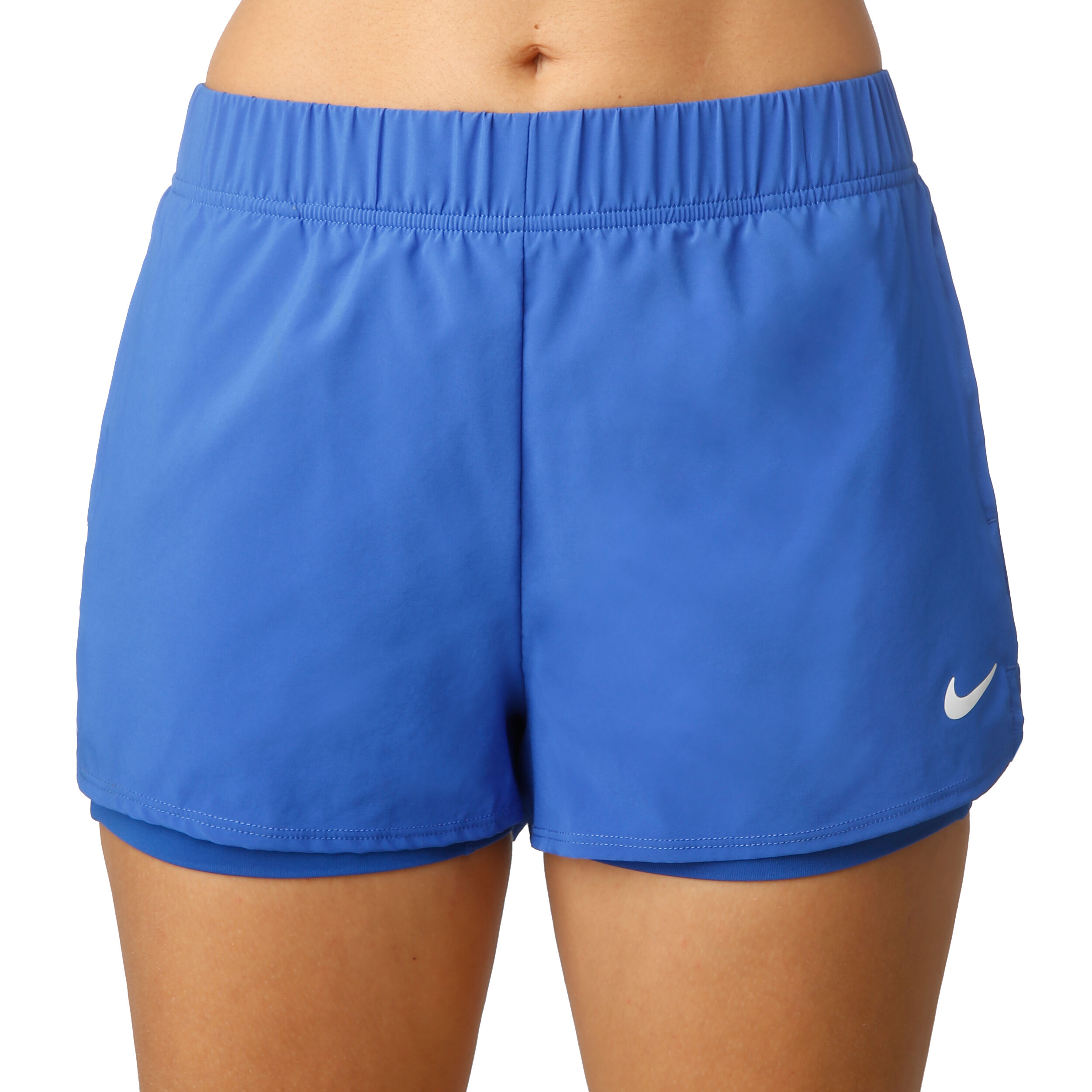 Nike Court Flex Shorts Damen - Blau 