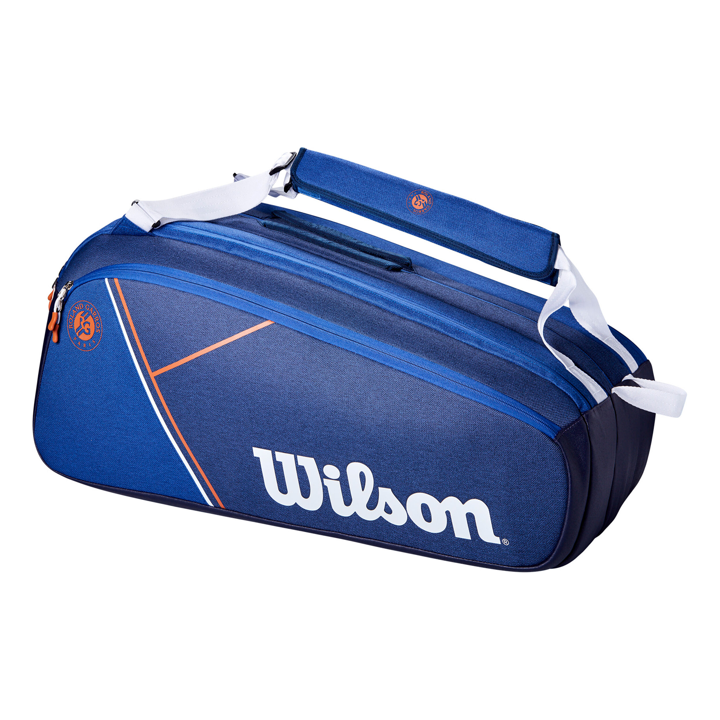 Sonderpreise Tennistaschen rot/blau/gunmetall Wilson TEAM 12er/9er Racketbag 