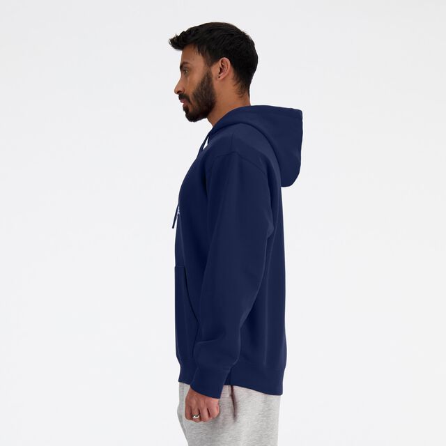 New Balance Stacked Logo French Terry Hoodie