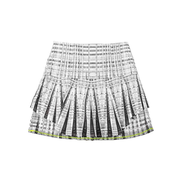 Nouveau Plaid Long Skirt Women